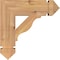 Ekena Millwork Funston Arts & Crafts Smooth Bracket, Western Red Cedar, 3 1/2"W x 14"D x 14"H BKT04X14X14FST03SWR - alternate 2